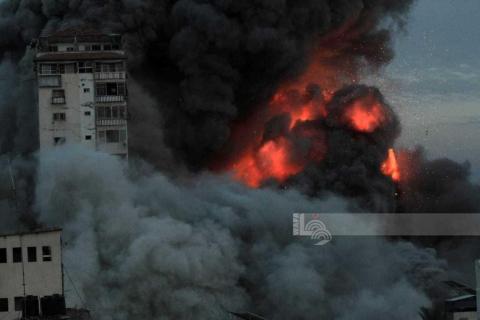 بالفيديو تدمير بنايات سكنية في قطاع غزة