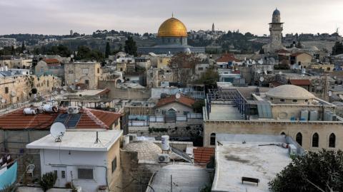 بيوت في مدينة القدس المحتلة، 3 كانون الثاني-يناير 2023 .(أ ف ب).jpeg