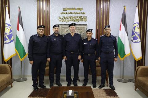 تكليف مدراء جدد لعدد من مراكز الشرطة بغزة.jpeg