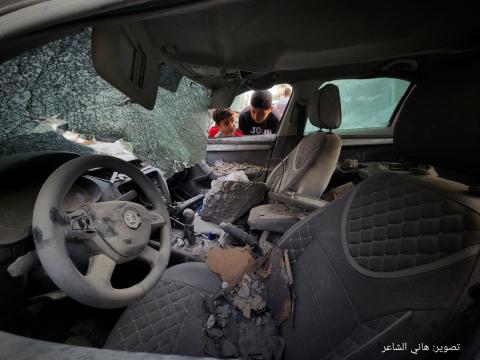 الدمار الكبير الذي خلفه القصف على مبنى بلدية خان يونس القديمة بخان يونس. 864ث.jpg