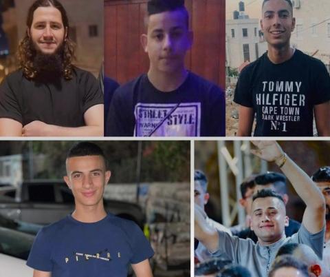 خمسة شهداء بينهم طفل في القدس والخليل