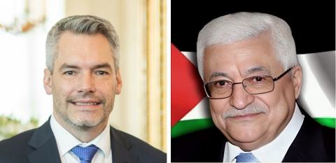 الرئيس عباس يتلقى اتصالا هاتفيا من مستشار النمسا.jpg