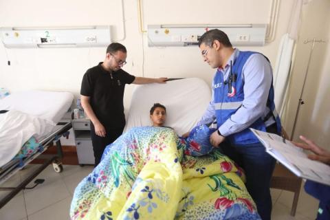 وصول 21 جريحا من قطاع غزة للعلاج في مصر