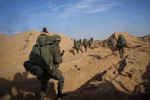 جنود الاحتلال داخل قطاع غزة (الفرنسية-الجيش الإسرائيلي).webp