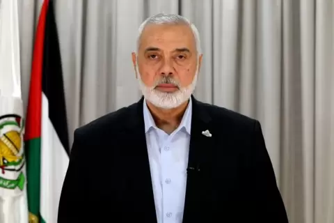 اسماعيل هنية .. حركة حماس تسعى بكل قوة لإنهاء الحرب العدوانية (الجزيرة).webp