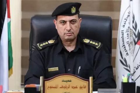 فايق المبحوح مسؤول عمليات الشرطة في غزة من صفحة وزارة الداخلية الفلسطينية على الفيسبوك.webp