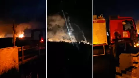 انفجارات ضخمة بقاعدة عسكرية للحشد الشعبي جنوب بغداد