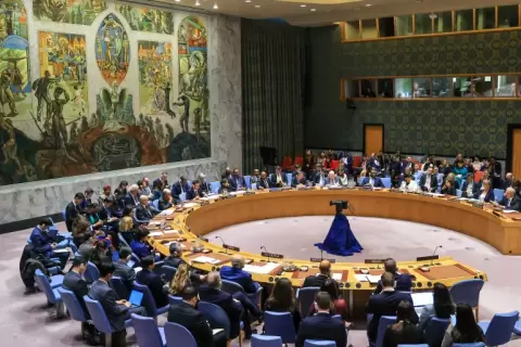 اجتماع لمجلس الأمن حول الأوضاع في الشرق الأوسط ناقش منح فلسطين العضوية الكاملة في الأمم المتحدة (الأناضول).webp