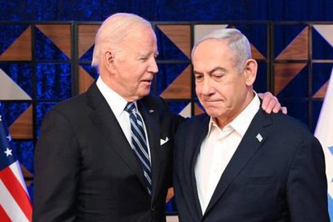 الرئيس الأميركي جو بايدن ورئيس الوزراء الإسرائيلي بنيامين نتنياهو (أرشيفية - د.ب.أ).jpeg