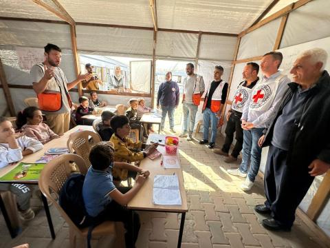 ئيس اللجنة الدولية للصليب الأحمر في فلسطين والاراضي المحتلة
