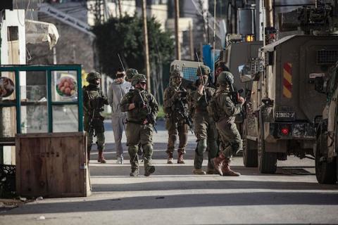 جنود الاحتلا في شوارع الضفة