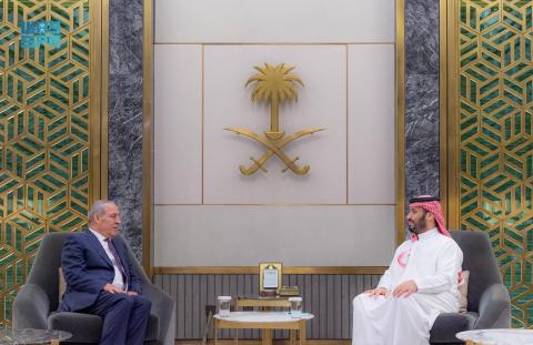 محمد بن سلمان وحسين الشيخ
