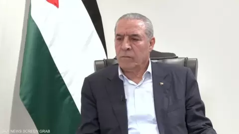 نائب الرئيس الفلسطيني، حسين الشيخ.موقع سكاي نيوز عربية