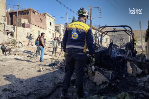 استشهاد 13 مواطناً وإصابة العشرات جراء العدوان الإسرائيلي على بلدة بيت جن بريف دمشق - سانا 15.jpg
