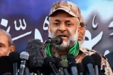 رائد سعد الذي اغتالته إسرائيل أمس (شاشة قناة الأقصى).webp