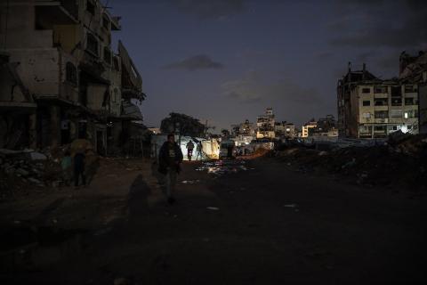 مدينة غزة في ظل الأجواء الباردة، 30 ديسمبر/كانون الأول 2025. تصوير: عمر أشتوي