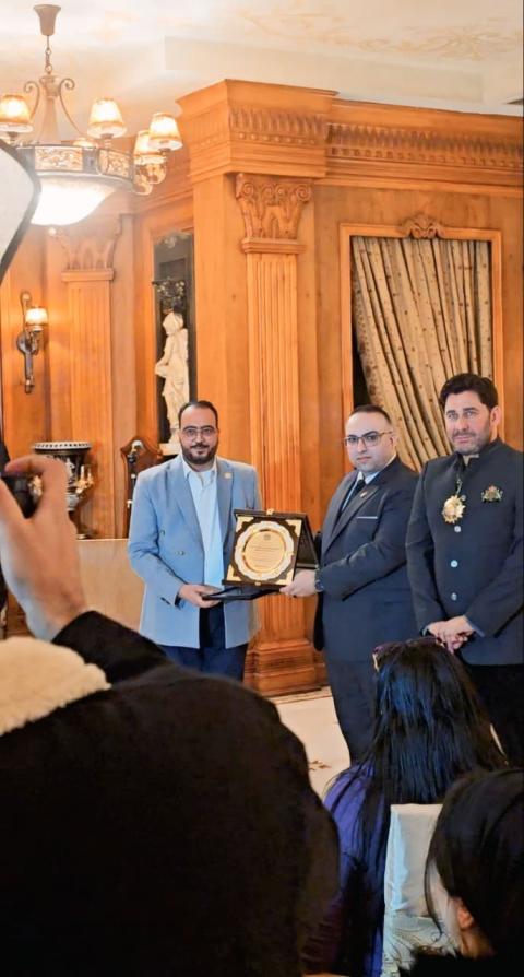 اتحاد رواد الأعمال العرب يمنح جائزة ملهم الدولية الموسم الدولي التاسع 2025م  لرجل الأعمال الفلسطيني أحمد ناصر الصوير.jpeg