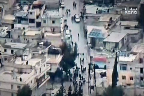 سانا.. بدء تمشيط حي الشيخ مقصود بحلب بعد انقضاء المُهل التي مُنحت لتنظيم قسد.jpg