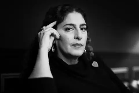 المخرجة الفلسطينية آن ماري جاسر - أ ف ب.webp