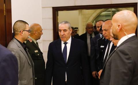 نيابةً عن الرئيس الفلسطيني محمود عباس، حضر نائب الرئيس حسين آل الشيخ قداس منتصف الليل احتفالاً بعيد الميلاد في الكنائس التي تتبع التقويم الأرثوذكسي الشرقي