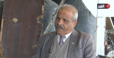 وليد العوض، عضو المكتب السياسي لحزب الشعب الفلسطيني (لقطة شاشة)