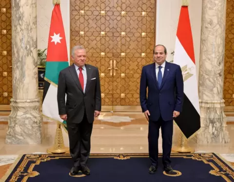 الرئيس المصري يستقبل الملك عبد الله الثاني بن الحسين.webp