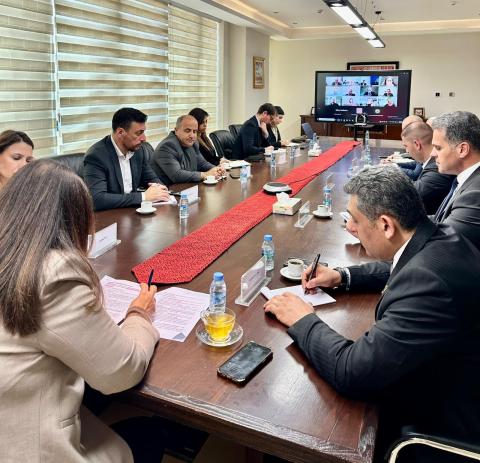 الاجتماع التنسيقي المعني بمتابعة وتنسيق الجهود الوطنية والدولية لإزالة المتفجرات ومخلفات عدوان الاحتلال الإسرائيلي، والأجسام المشبوهة والألغام من قطاع غزة.jpeg