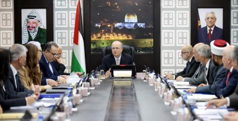 ترأس رئيس الوزراء الفلسطيني محمد مصطفى الاجتماع الأسبوعي لمجلس الوزراء. رام الله، الضفة الغربية، 17 فبراير/شباط 2026. صورة من مكتب رئيس الوزراء