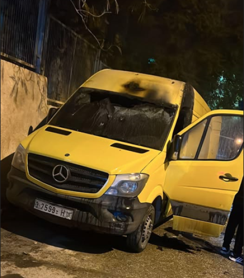 مستعمرون يهاجمون قرية برقا شرق رام الله.PNG