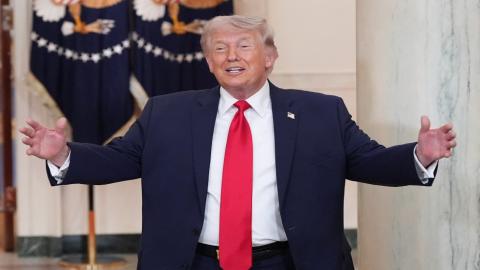 الرئيس الأميركي دونالد ترامب،1 نيسان 2026. (أ ف ب).jpeg