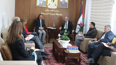 سلطة جودة البيئة تبحث مع القنصلية البلجيكية تعزيز التعاون البيئي.jpg