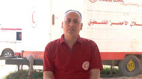 رائد النمس، المتحدث باسم جمعية الهلال الأحمر الفلسطيني في غزة.jpg
