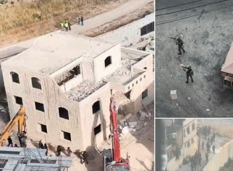 الاحتلال يهدم ثلاث بنايات في كفر عقب ويجرف الطريق المؤدي إلى حي الطوري.png