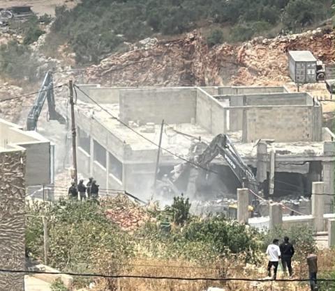 يهدم 8 منازل في برطعة جنوب غرب جنين.jpg