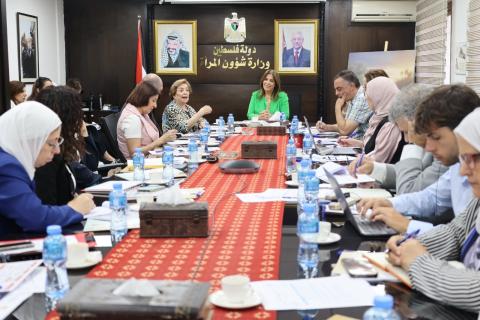 لقاءً لاستعراض البرامج والمشاريع الدولية ولتنسيق التدخلات المستقبلية