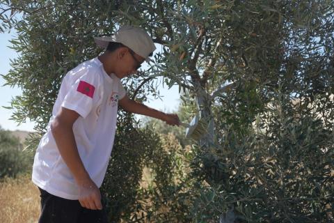 نشاط بيئي وتوعوي شارك فيه أطفال مدرسة اليتيم العربي في القدس ...jpg