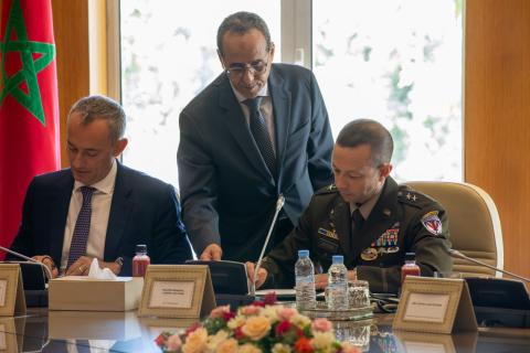 المغرب توقع رسميًا اتفاقية المشاركة في قوة الاستقرار الدولية