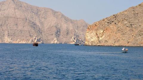 صورة أرشيفية لمضيق هرمز في الخليج العربي. (shutterstock).jpeg