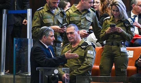 زيني ورئيس الأركان الإسرائيلي، زامير (Getty Images).jpg