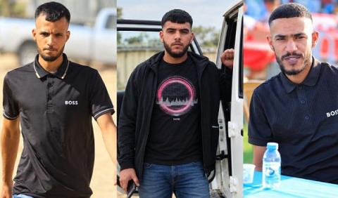 بلال حسن مسعودين الوليدي، وبلال سلام الأفشق، وأحمد عودة الدوجي.jpg
