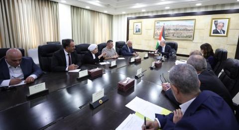 مصطفى يبحث مع مجلس إدارة الصندوق الفلسطيني للتشغيل توسيع فرص العمل