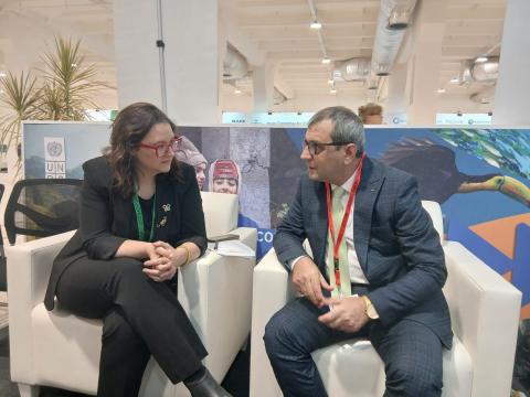 سلطة جودة البيئة وبرنامج الأمم المتحدة الإنمائي يبحثان تعزيز التعاون لتنفيذ الاستراتيجية الوطنية للتنوع الحيوي
