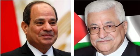الرئيس محمود عباس يهنئ الرئيس السيسي بعيد القوات المسلحة وذكرى انتصارات أكتوبر.jpg