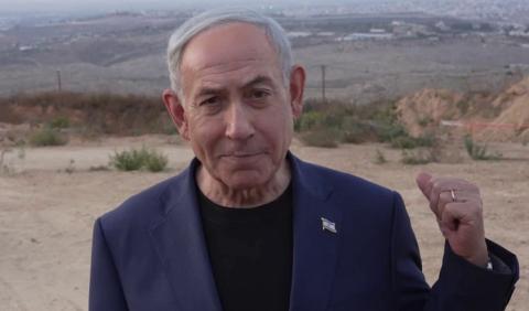 نتنياهو يشير إلى طولكرم ويتوعد الفلسطينيين (تصوير شاشة).jpg