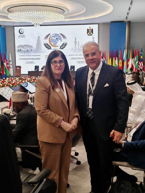 التقى الشرقاوي وزيرة الخارجية والمغتربين الفلسطينية، فارسين أغابيكيان شاهين.jpg