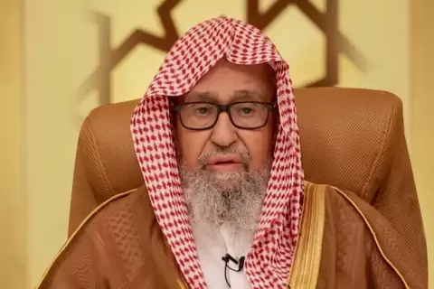 مفتي عام السعودية، رئيس هيئة كبار العلماء، الشيخ صالح الفوزان.webp