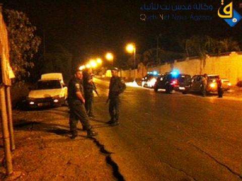 انفجار صاروخ على حدود القطاع