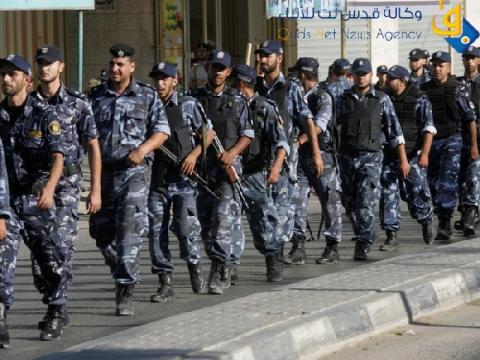 داخلية غزة تنظم أكبر مسير عسكري الاربعاء