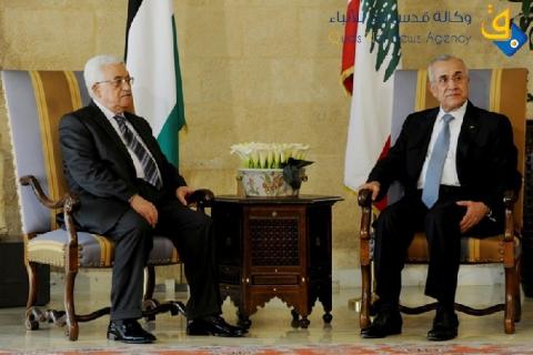 أبو مازن يهنئ لبنان بتشكيل الحكومة الجديدة