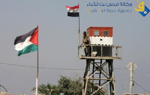 صور.. قوات فلسطينية ومصرية تنتشر على الشريط الحدودي برفح